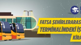 Fatsa Otobüs Terminalindeki İşyerleri Kiraya Verilecek