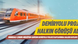 TCDD Demiryolu Projesi İçin Halkın Görüşü Alınacak
