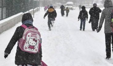 Ankara ve 10 ilde okullara kar tatili