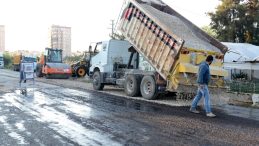 Antalya Belediyesi Alt Yapı Sonrası Hızlı Asfalt