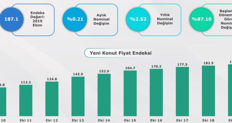 Ekim 2019 Konut Fiyat Endeksi