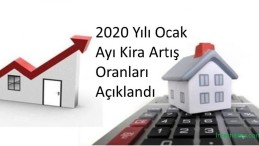 2020 Yılı Ocak Ayı Kira Artış Oranları Açıklandı