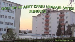 Bolu 44 Adet Lojman Satışı