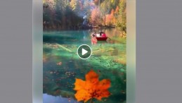 Muhteşem Manzarasıyla Blausee Gölü