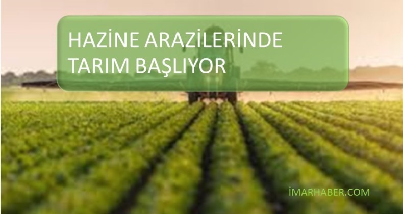 KOVİD-19 MÜCADELEDE HAZİNE ARAZİLERİ ÇİFTÇİLERE AÇILIYOR