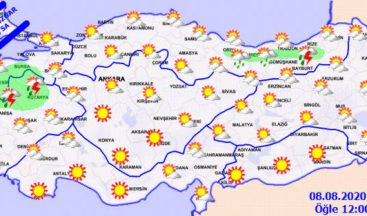 Meteorolojiden Sağanak Yağış Uyarısı