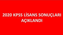 KPSS 2020 Lisans Sonuçları Açıklandı