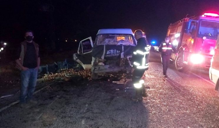 Afyon Sandıklı’da Trafik Kazası!