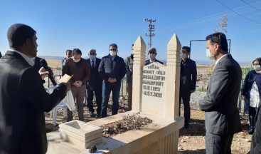 Abdulgafur Büyükfırat mezarı başında anıldı