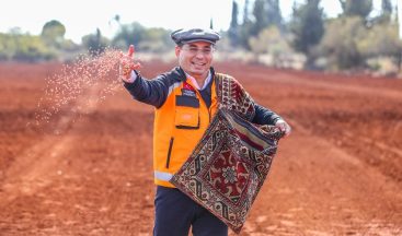 Antalya Orman Çiftliği’ne 10 ton ekmeklik buğday ekildi