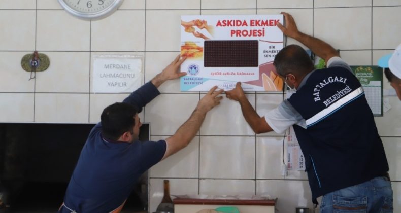 Malatya Battalgazi’de Askıda ekmek projesi yaygınlaşıyor