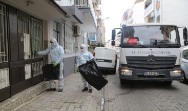 Efeler Belediyesi, karantinadaki vatandaşların yardımına koşuyor