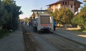 Fethiye Esenköy yolu asfaltlanıyor