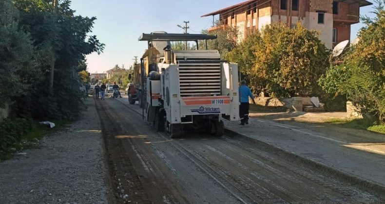 Fethiye Esenköy yolu asfaltlanıyor