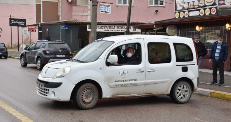 Kartepe Belediyesinden sağlık ekiplerine lojistik destek