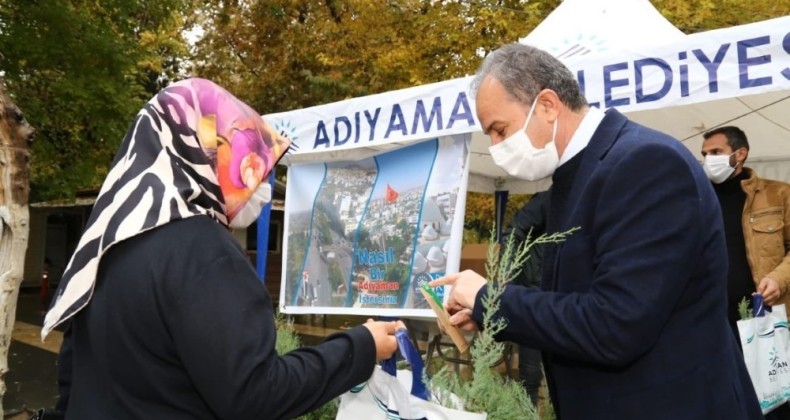 10 bin tohumlu kalem, bin 954 adet fidan dağıtıldı