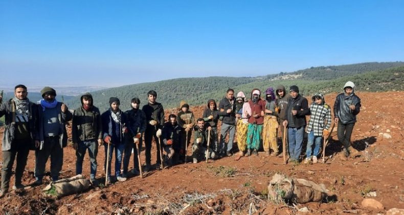 Afyonkarahisar’ın dağları Diyarbakırlı işçilerin emekleri ile yeşillenecek