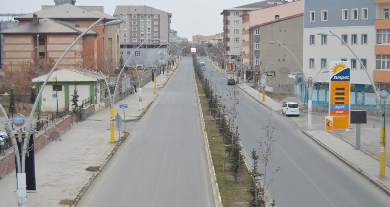 Ağrı’da sokağa çıkma yasağının ilk gününde sessizlik hakim