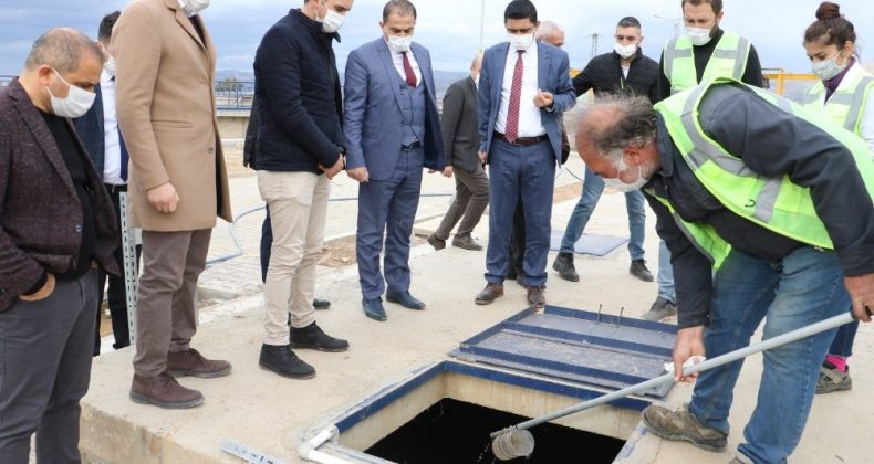 Alaşehir AAT’de arıtılan atıksu içme suyu berraklığına getiriliyor