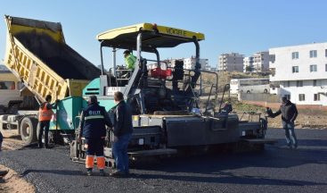 Aliağa’da asfalt çalışmaları devam ediyor