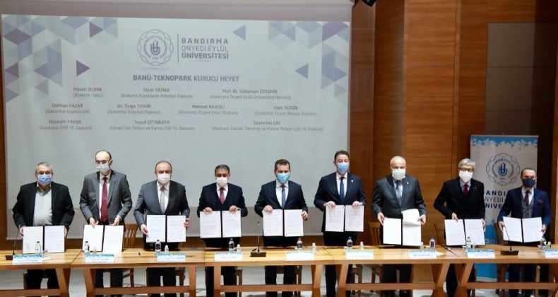 BANÜ Teknopark için imzalar atıldı
