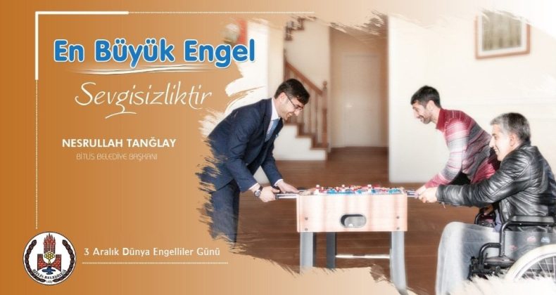 Başkan Tanğlay’dan 3 Aralık Dünya Engelliler Günü mesajı