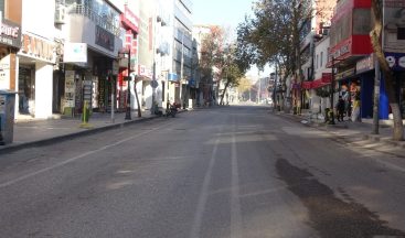 Adıyaman’da Korana Günlerinde Cadde ve Sokaklar Boş Kaldı