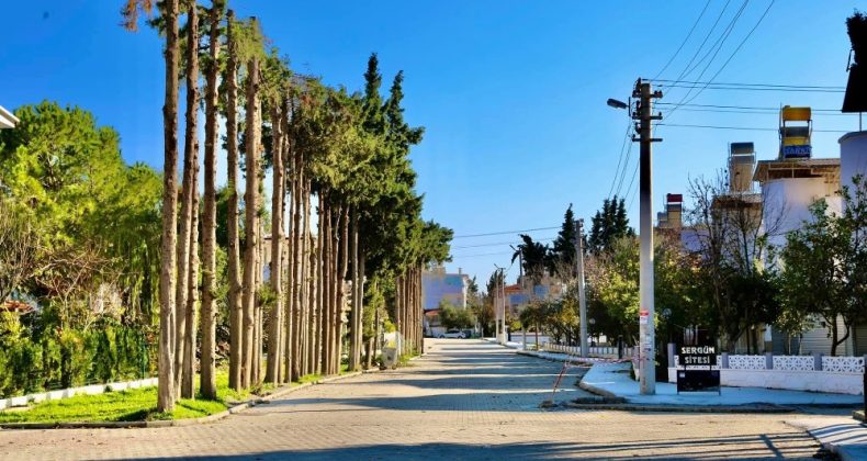 Didim’de yol yapım çalışmaları devam ediyor