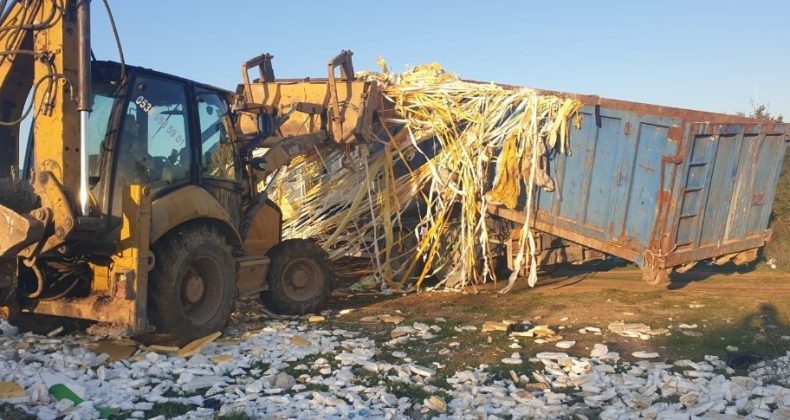 Gebze’de kaçak atık döken firmaya ceza