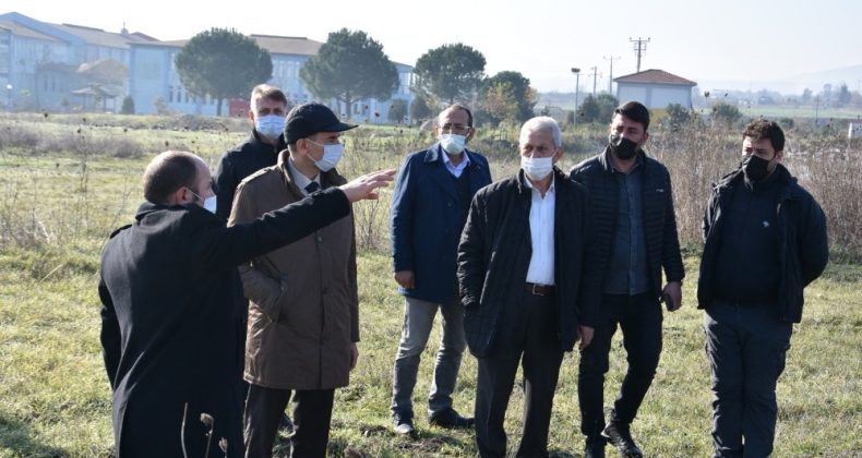 Gönen’de fakülte için sondaj çalışmaları başladı