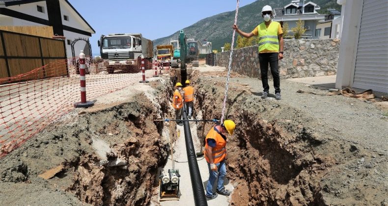 Hisarönü-Ovacık kanalizasyon hattının yüzde 41’i tamamlandı