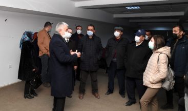 Isparta Belediye Başkanı Başdeğirmen, meclis üyelerine fuar alanındaki çalışmaları anlattı