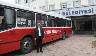 Kahta Belediyesi araç filosuna yeni otobüs