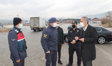 Kaymakam Deniz Pişkin, uygulama noktalarını denetledi