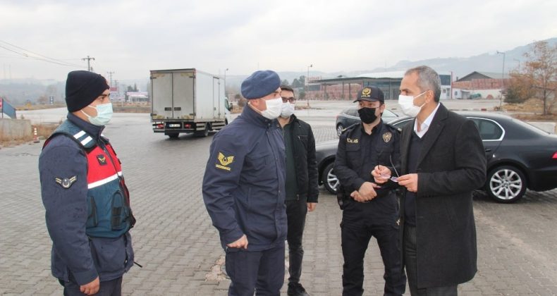 Kaymakam Deniz Pişkin, uygulama noktalarını denetledi