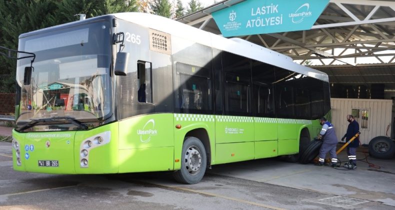 Kocaeli’de halk otobüsleri kışa hazır