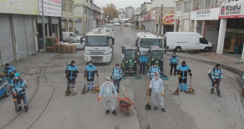 Kocasinan Belediyesi’nden kısıtlama boyunca halka hizmet