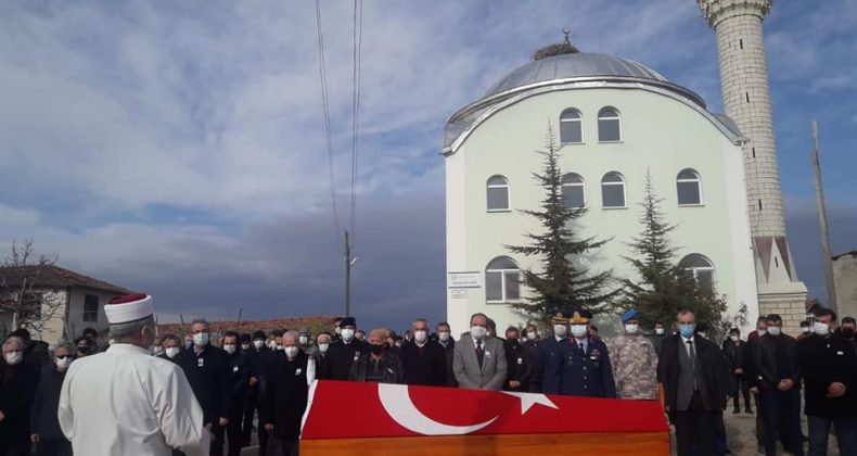 Kore gazisi, askeri törenle son yolculuğuna uğurlandı