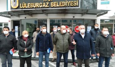 Lüleburgaz Belediyesi işçileri eylem kararı aldı