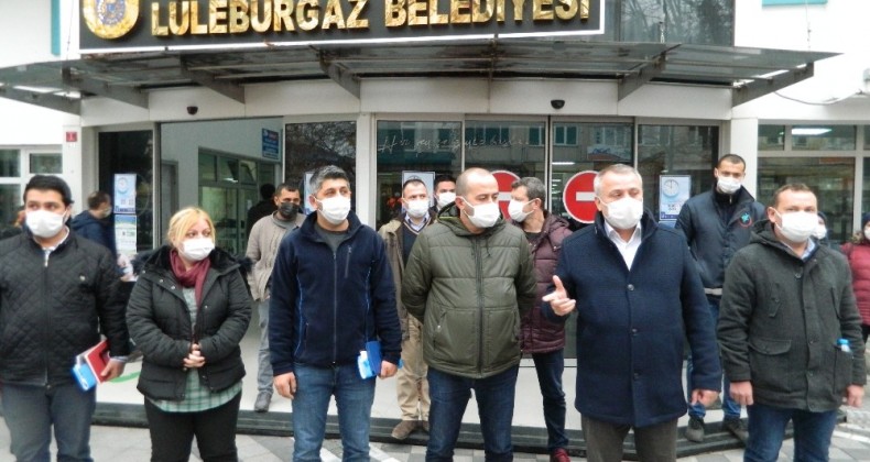 Lüleburgaz Belediyesi işçileri eylem kararı aldı