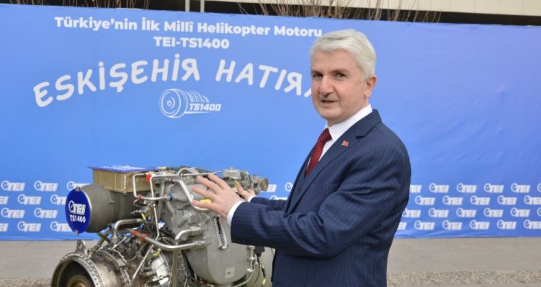 Milli helikopter motoru seri üretim yolunda