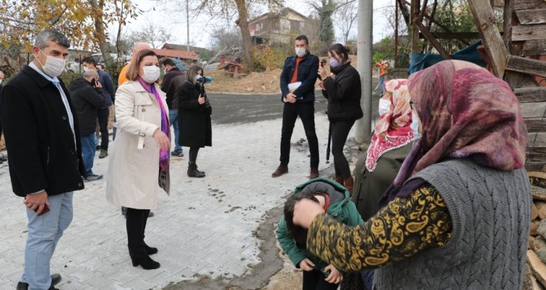 Nebihoca Mahallesi’nde parke çalışmaları tamamlanıyor