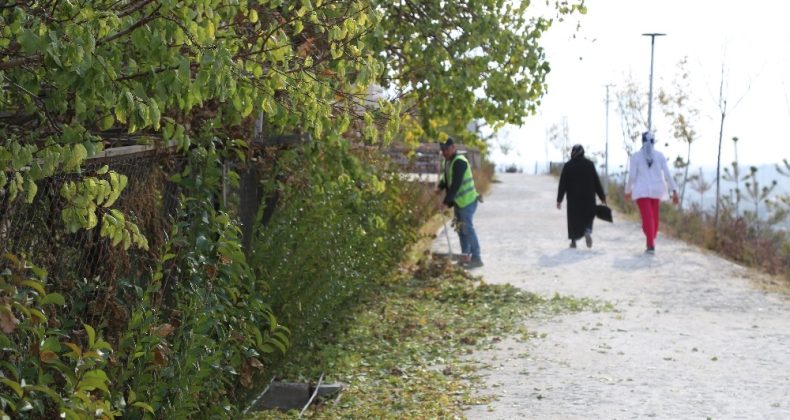 Niğde’deki yeşil alanlara periyodik bakım yapılıyor