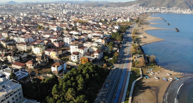 Ordu’da sokağa çıkma yasağı sonrası caddeler boş kaldı