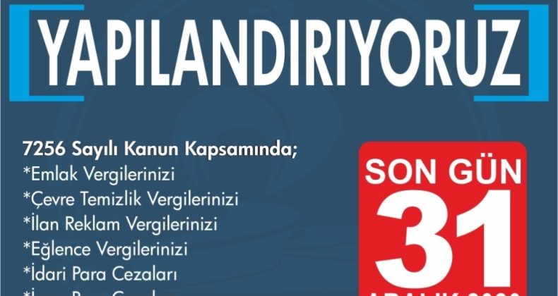 Pamukkale Belediyesinden Çeşitli Borcu Olan Vatandaşlara Yapılandırma İmkanı