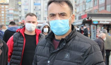 Rize’de mevcut yerlerinden taşınmak istemeyen minibüs şoförleri tepkili