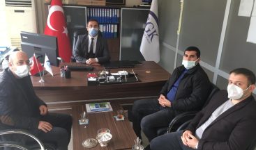 Sağlık-Sen Şırnak Şube Başkan Yardımcısı Yalçın, SGK Müdür Vekili Tatar ile görüştü