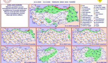 Samsun Valiliği’nden kuvvetli yağış uyarısı