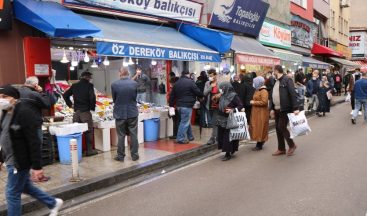 Samsun’da balığa yoğun rağbet