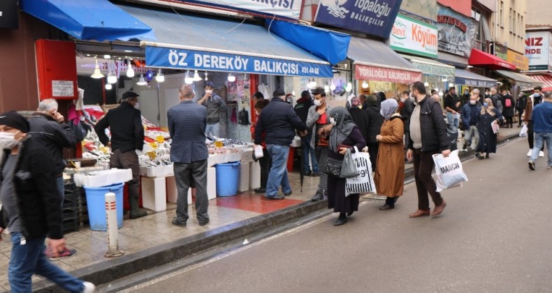 Samsun’da balığa yoğun rağbet